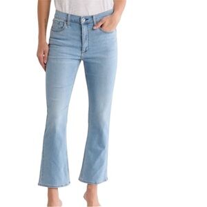 RAG & BONE Piper Mid Rise Crop Bootcut Light Wash Denim Jeans 30